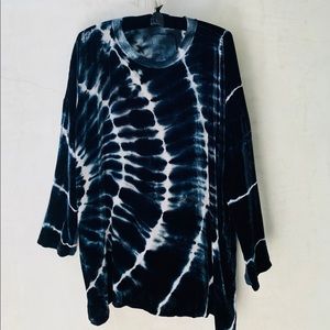 Johnny Was Tie Dye Velvet Top